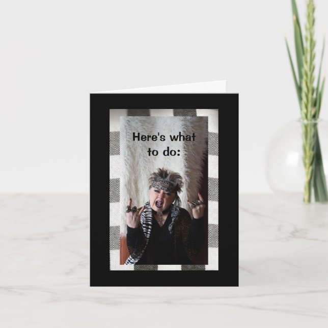 Cartão Não deixe os outros julgarem você... (Frente)