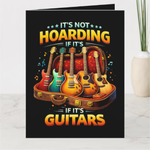 Cartão Não é Acumulação se são Guitarras – Músico Diverti