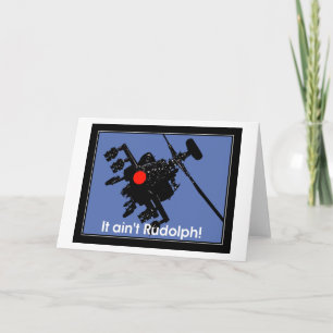 Cartão Não é Rudolph