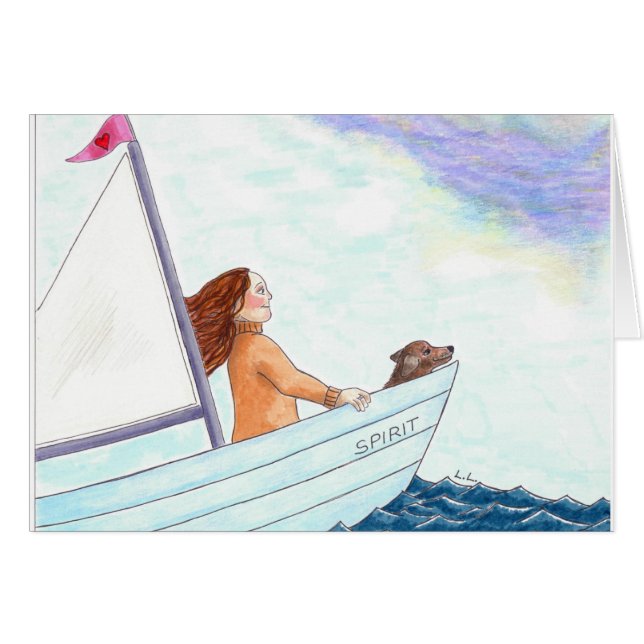 Cartão Não esteja receoso das tempestades (Frente Horizontal)