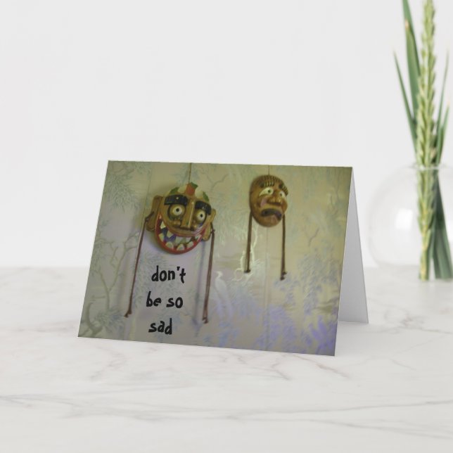 CARTÃO NÃO ESTEJA TÃO TRISTE — 50º ANIVERSÁRIO (Frente)