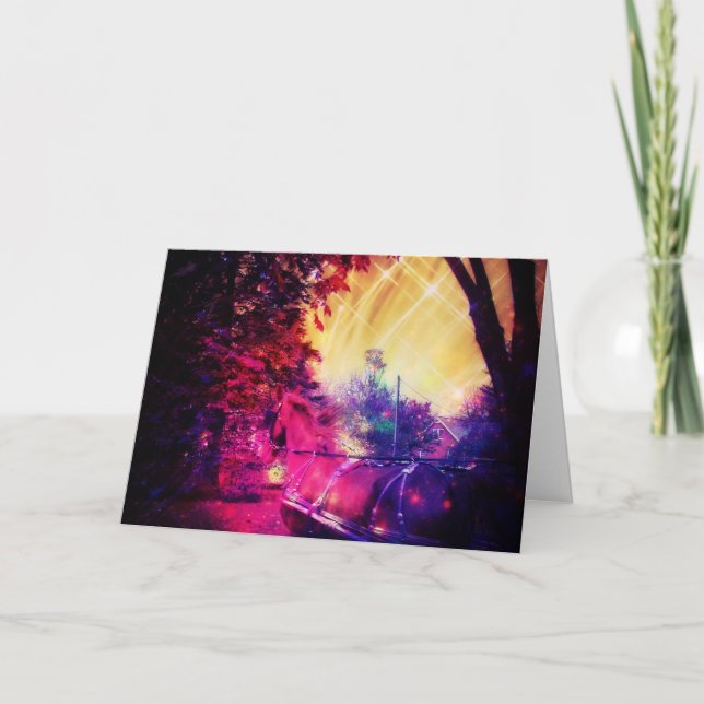 Cartão Não esteja viajando, fique bem em breve (Frente)