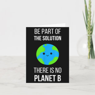 Cartão Não Existe Planeta B Aquecimento Global Dia da Ter