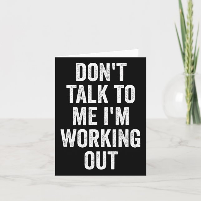 Cartão Não fale comigo, estou trabalhando na Malhação de  (Frente)