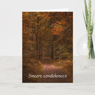 Cartão Não Fique ao Meu Túmulo e Chore de Pêsames