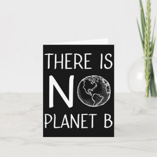 Cartão Não Há Planeta B Consciência Ativismo Ambiental