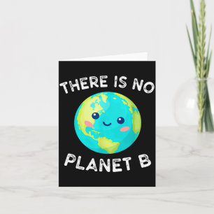 Cartão Não Há Planeta B Terra Aquecimento Global Meio Amb