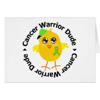 Cartão Não Hodgkins Linfoma Warrior Dude
