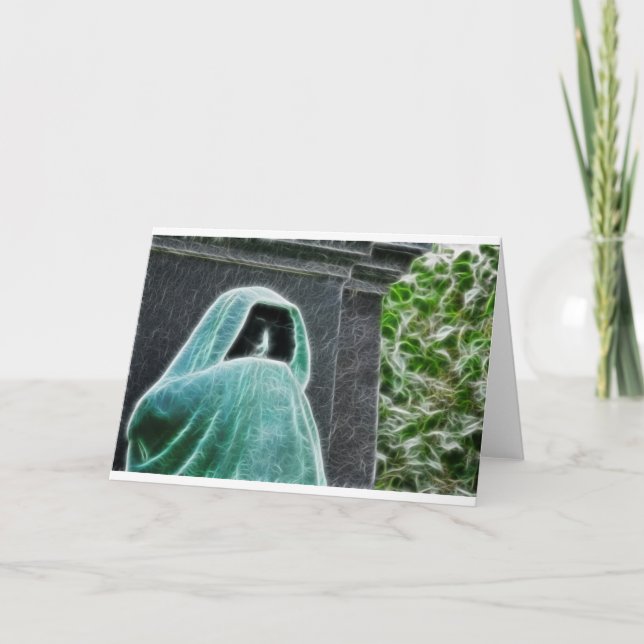 Cartão Não hoje Satã (Frente)