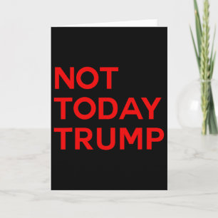 Cartão Não Hoje Trump Pró Democracia Sem Reis Na América