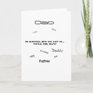 Cartão Não Importa Como Você Diz