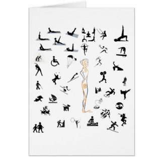 Cartão Não importa como você se move!