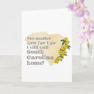 Cartão Não importa o quão longe eu vá eu ainda chamo Caro