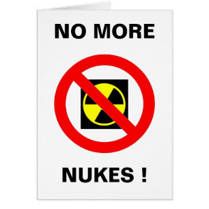 CARTÃO NÃO MAIS ARMAS NUCLEARES