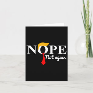 Cartão Não Mais Engraçado Trump 1