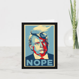 Cartão Não Mais Engraçado Trump 2024
