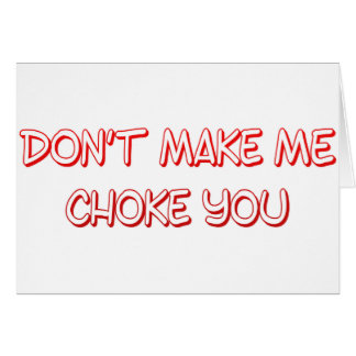 Cartão não me faça bloqueá-lo