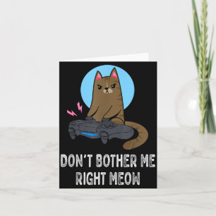 Cartão Não Me Incomode Agora - Vídeo Engraçado de Jogador