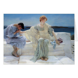 Cartão Não me pergunte mais por Sir Lawrence Alma Tadema