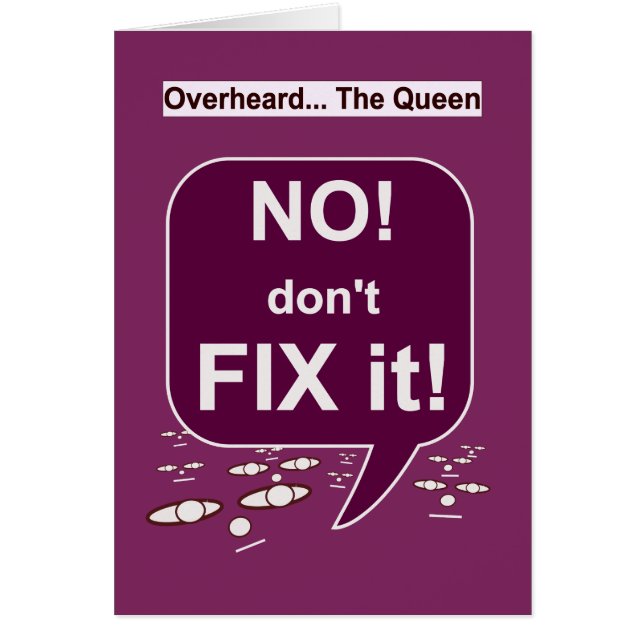 Cartão NÃO, não o fixa (Frente)