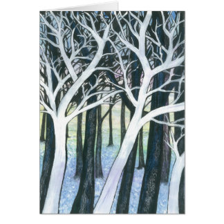 Cartão Não pode ver a madeira para as árvores