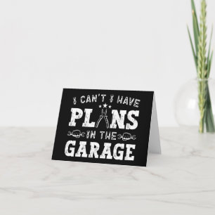 Cartão Não Posso, Tenho Planos Na Garagem, Mecânico Engra