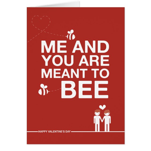 Cartão nao reto à abelha do design "significado" (Frente)