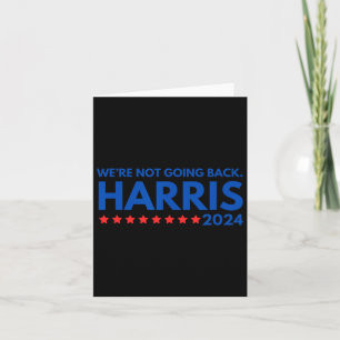 Cartão Não Retornando Kamala Harris Design 2024