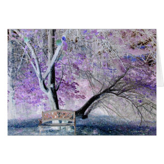 Cartão Não se sente sob a árvore de maçã…