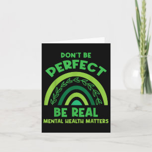 Cartão Não Seja Perfeito - Consciência Mental