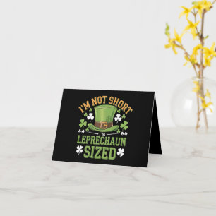 Cartão Não sou pequeno, sou do tamanho do duende para São