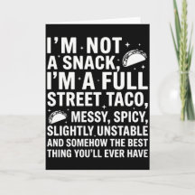 Não Sou Um Lanche, Sou Um Taco De Rua Completo Des
