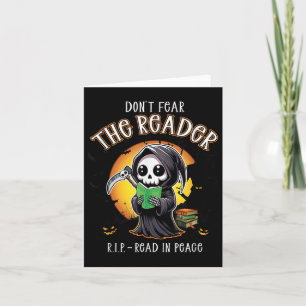 Cartão Não Tenha Medo Do Leitor Lido No Livro Da Paz.