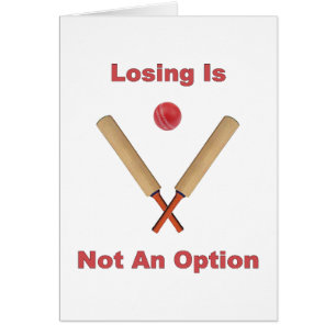 Cartão Não um grilo da opção