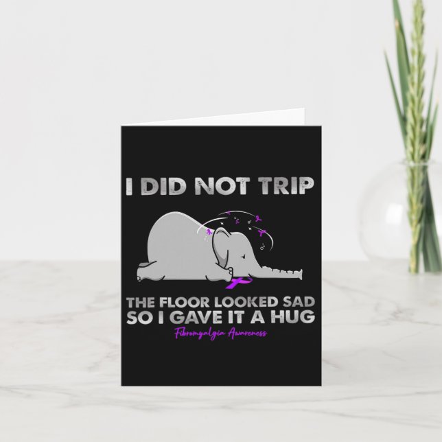 Cartão Não Viajou O Chão Parecia Triste, Por Isso Dei-Lhe (Frente)