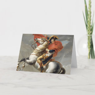 Cartão Napoleão Cruzando os Alpes - Jacques-Louis David