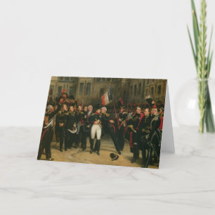 Cartão Napoleon I Bidding Farewell to the Imperial
