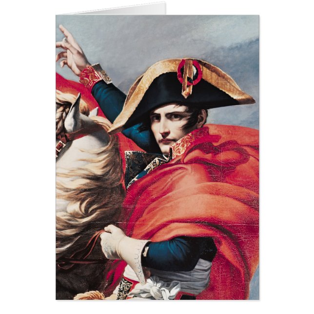Cartão Napoleon que cruza os cumes (Frente)