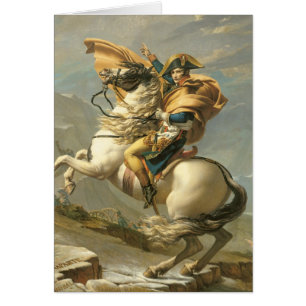 Cartão Napoleon que cruza os cumes no St Bernard