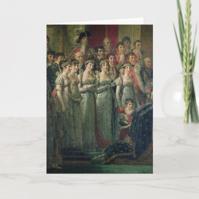 Cartão Napoleon's Consecration and Josephine's (Frente)