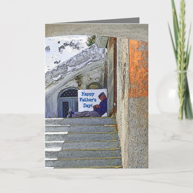 CARTÃO NAPPING MAN/FELIZ DIA DE OS PAIS (Frente)