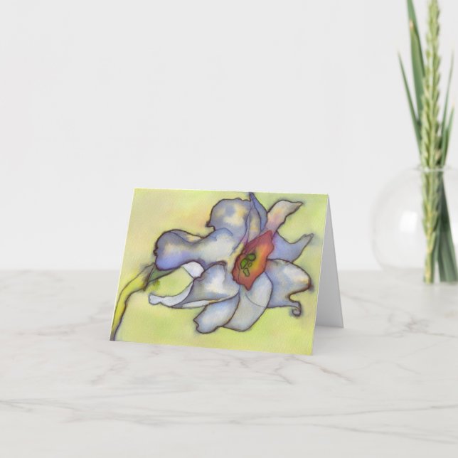 Cartão Narcissus Notecard (Frente)