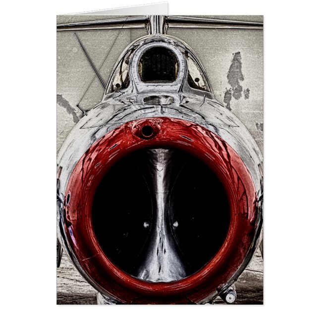 Cartão Nariz do avião (Frente)