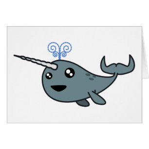 Cartão Narwhal!