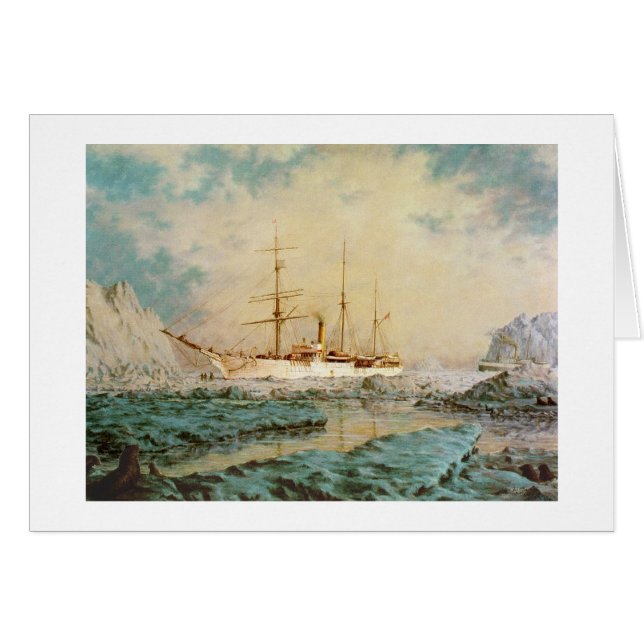 Cartão nas águas do Alasca "do urso" de Paul (Frente horizontal)