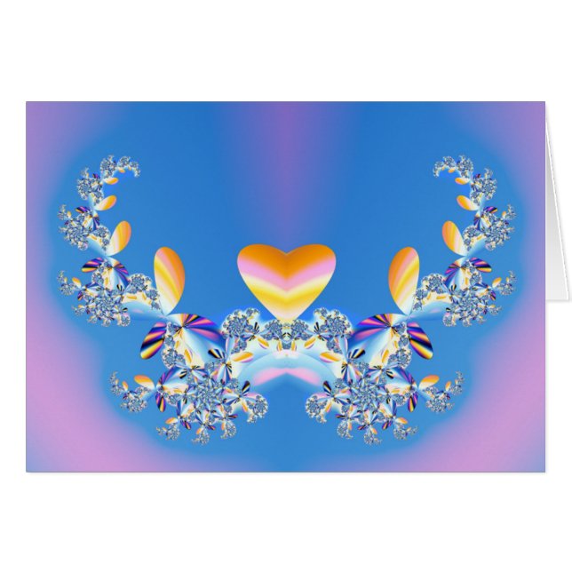 Cartão Nas asas do amor (Frente Horizontal)