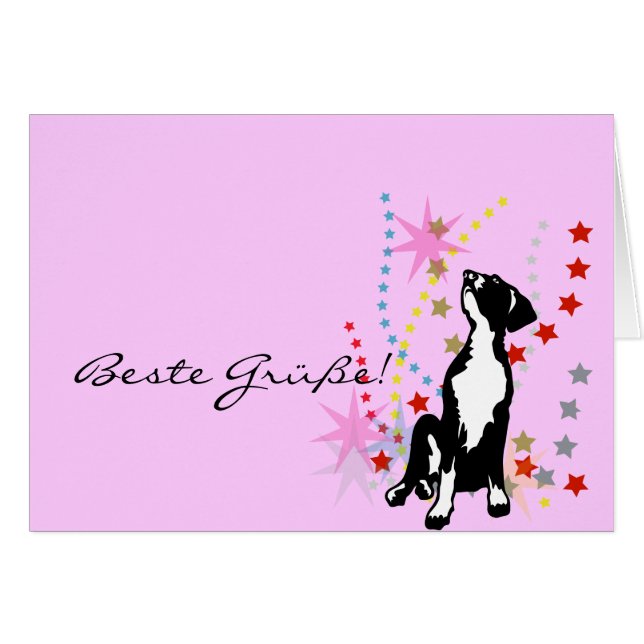 Cartão Nas estrelas (Frente Horizontal)