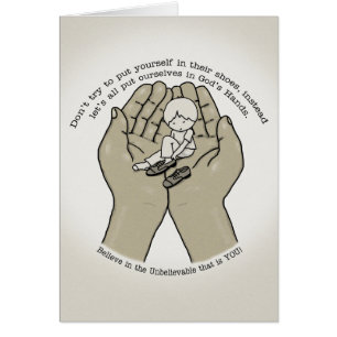 Cartão Nas Mãos de Deus