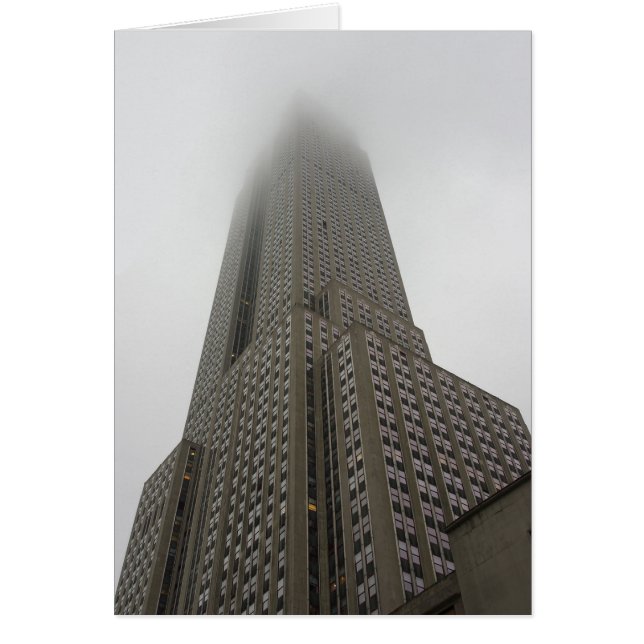 Cartão Nas Nuvens - Empire State Bldg - NYC (Frente)