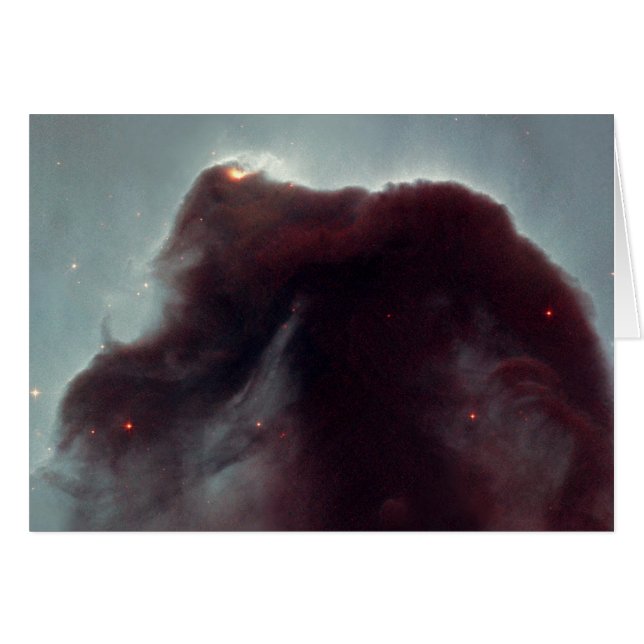 Cartão NASA - A nebulosa de Horsehead (Frente Horizontal)